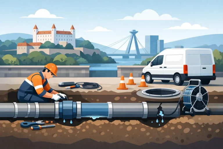 Oprava ležatej kanalizácie Bratislava 5 Oprava ležatej kanalizácie Bratislava